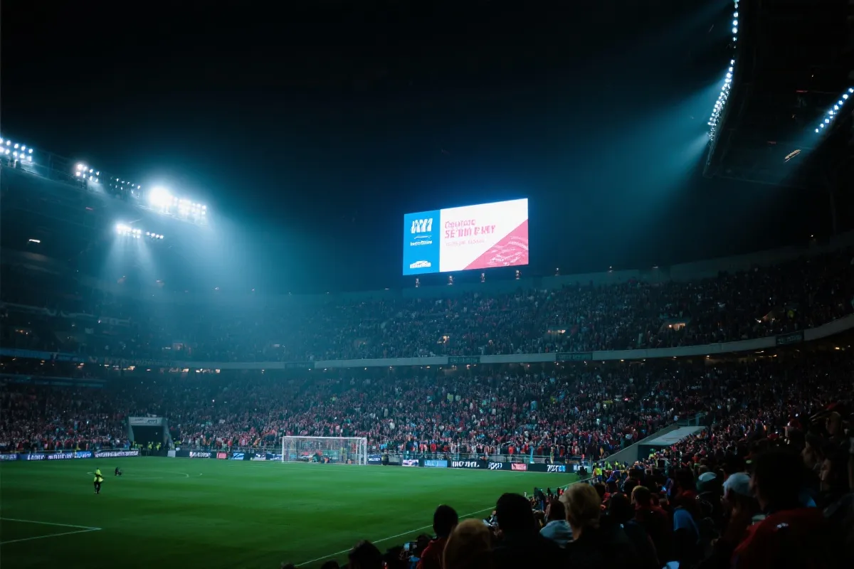 体育场直播氛围图